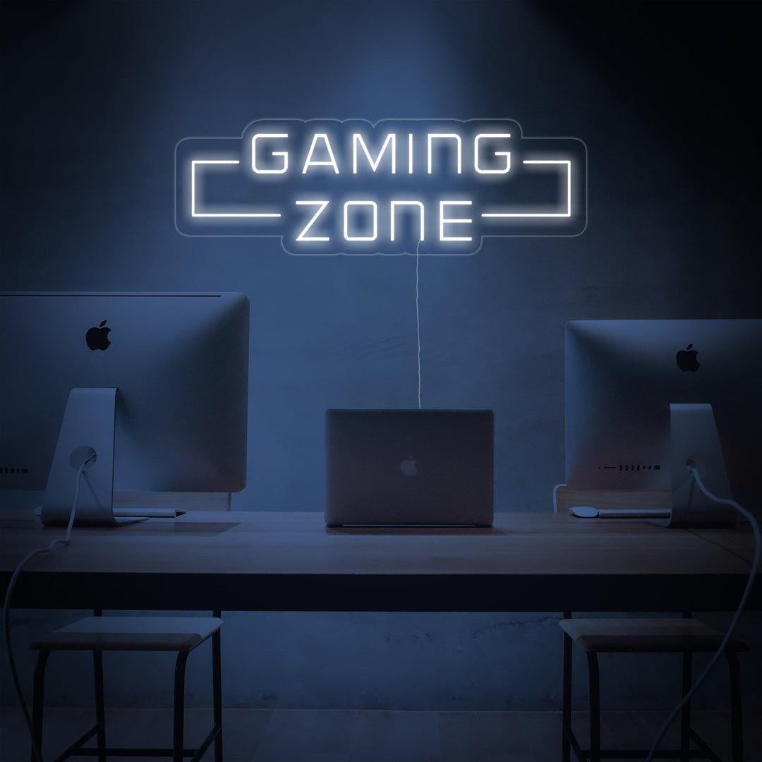 Gaming Zone LED neon bord, Gaming LED bord, Gamekamer decor