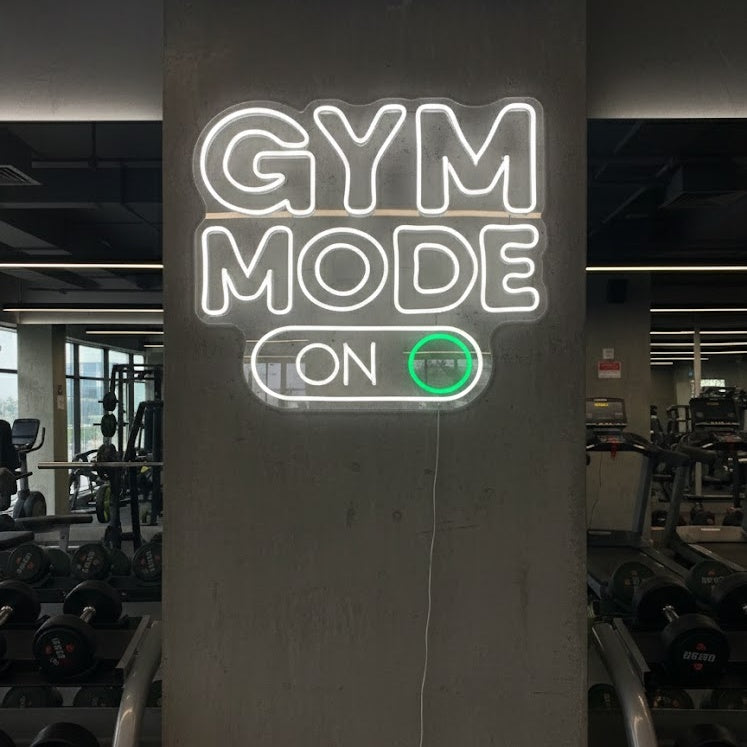 "Gym Mode On" Neon Verlichting