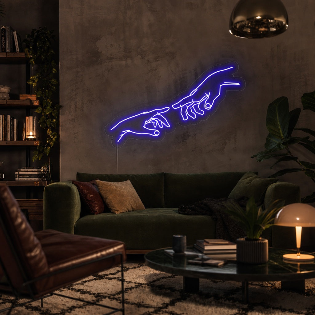 "Hand Van God" Neon Verlichting