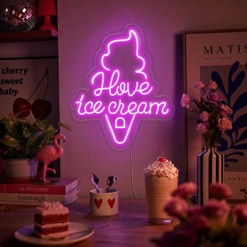 "Have Ice Cream" Neon Verlichting