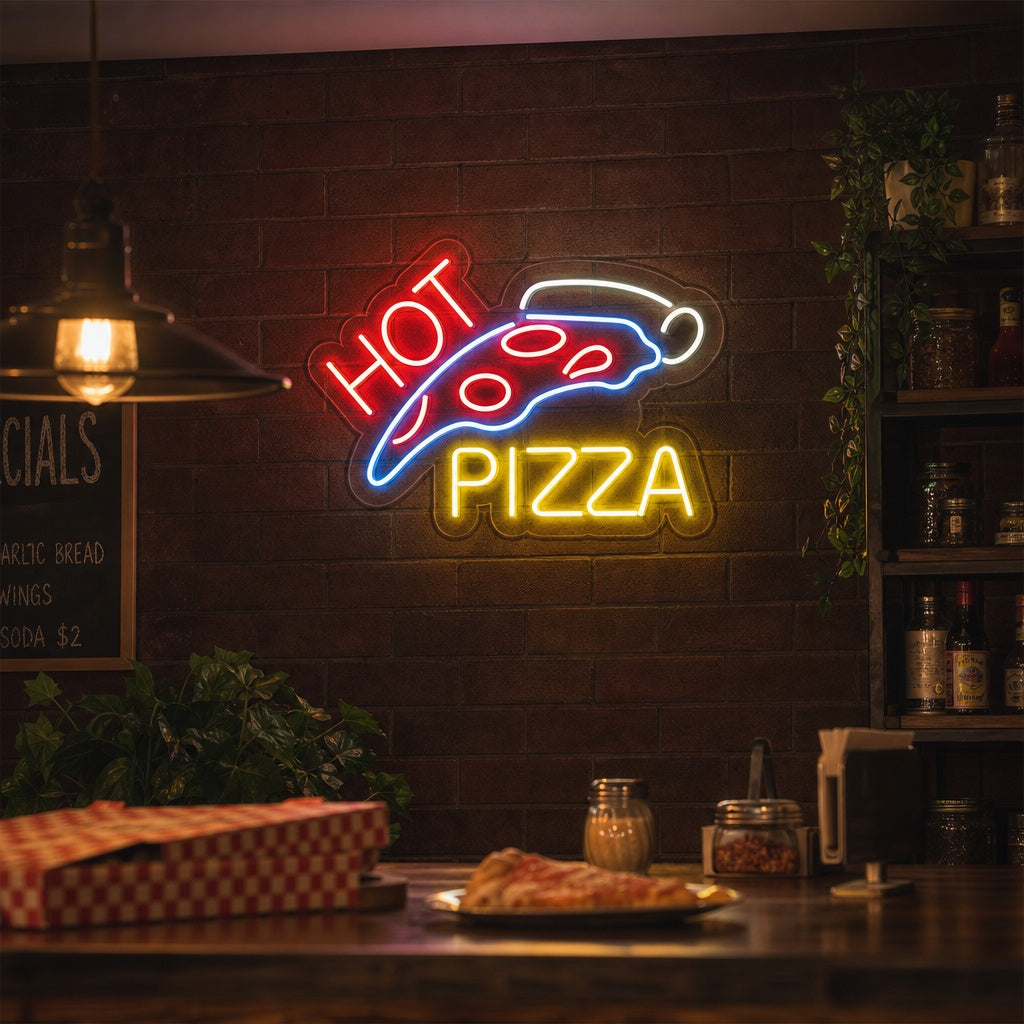 "Hot Pizza" Neon Verlichting