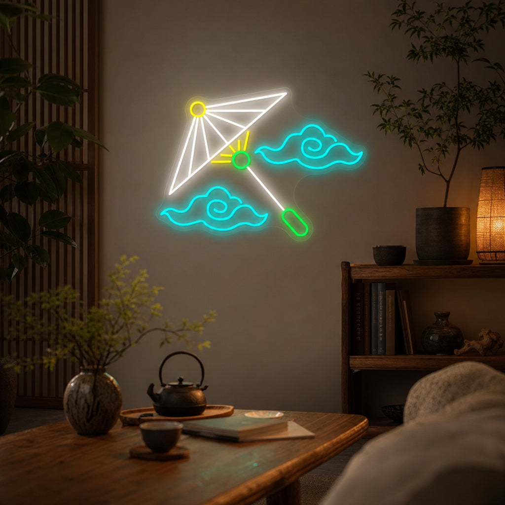 Japans symbool Neonbord, Japanse Neon Sign