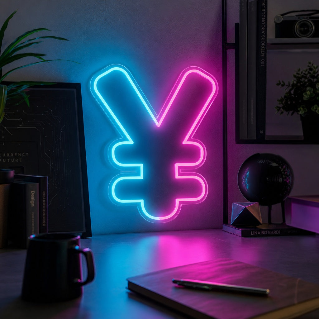"Japans Yen Symbool" Neon Verlichting