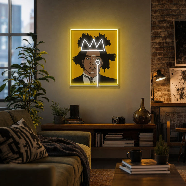 "Jean, kunstenaar" UV-geprint LED-neonbord