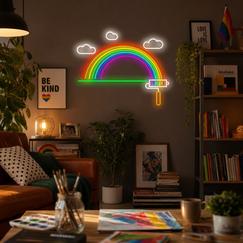 "Regenboogvlag Lgbt-Trots Uniek" Neon Verlichting