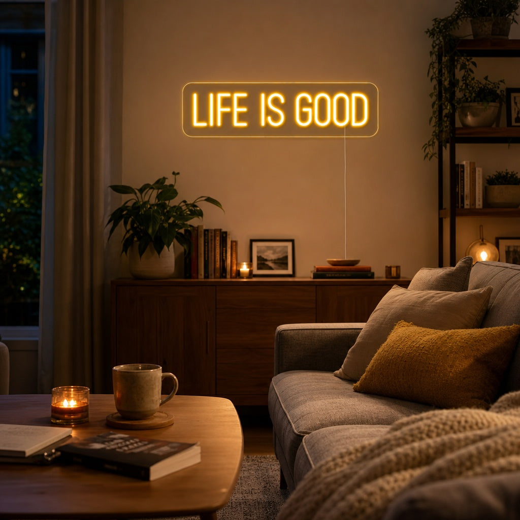 "Life is Good" Neon Verlichting