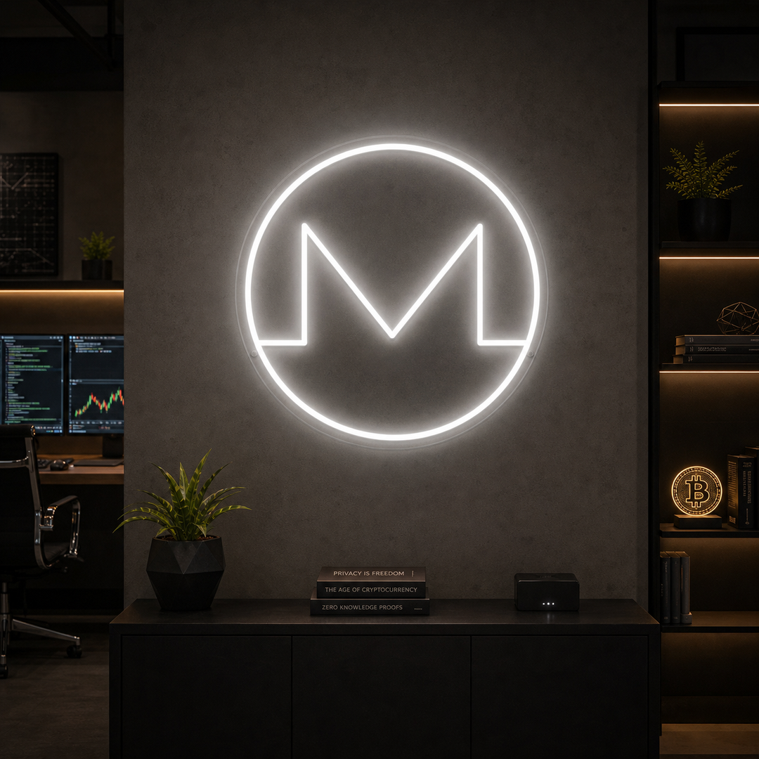 "Monero (Xmr) Cryptocurrency" Neon Verlichting