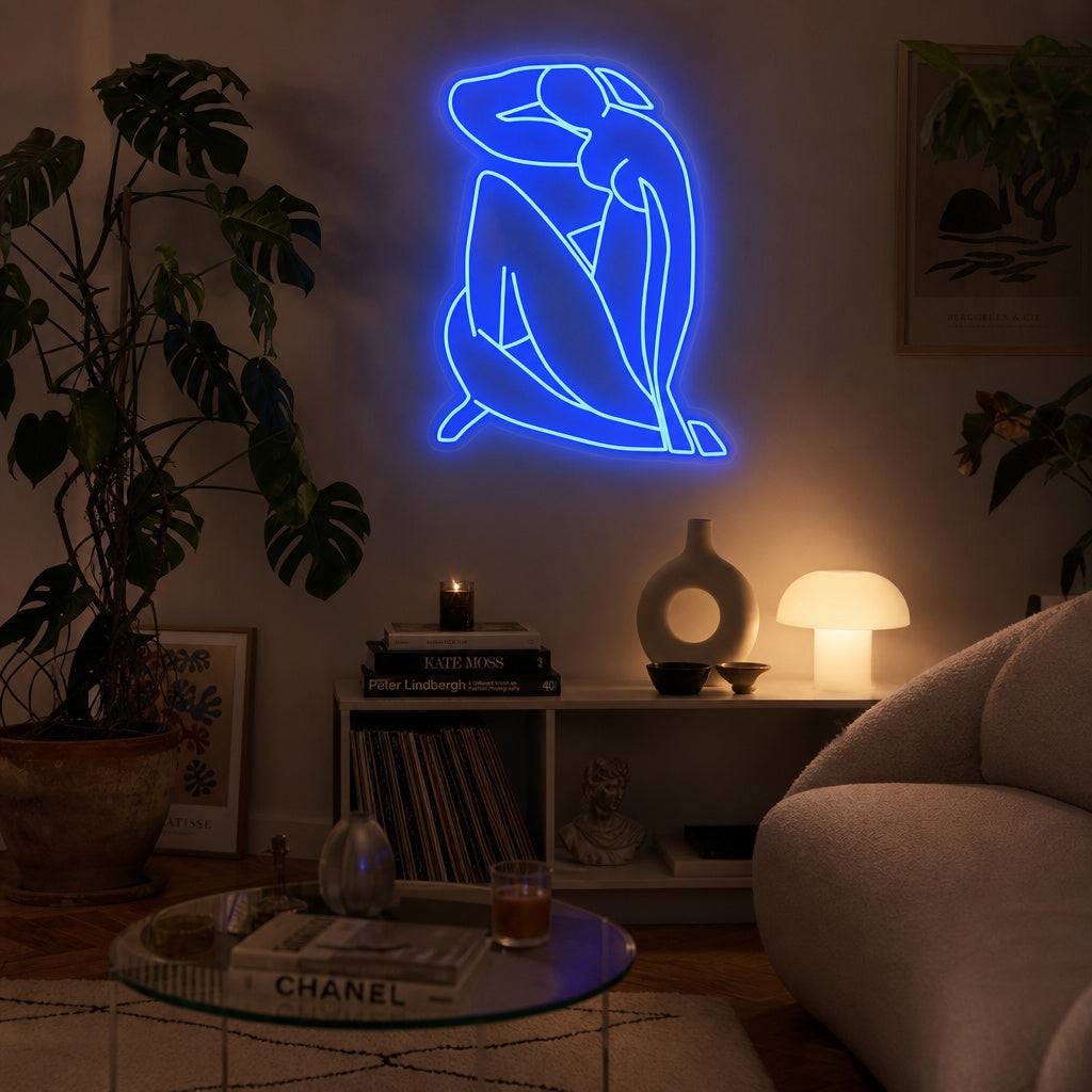 "Naakt Henri Matisse" Neon Verlichting
