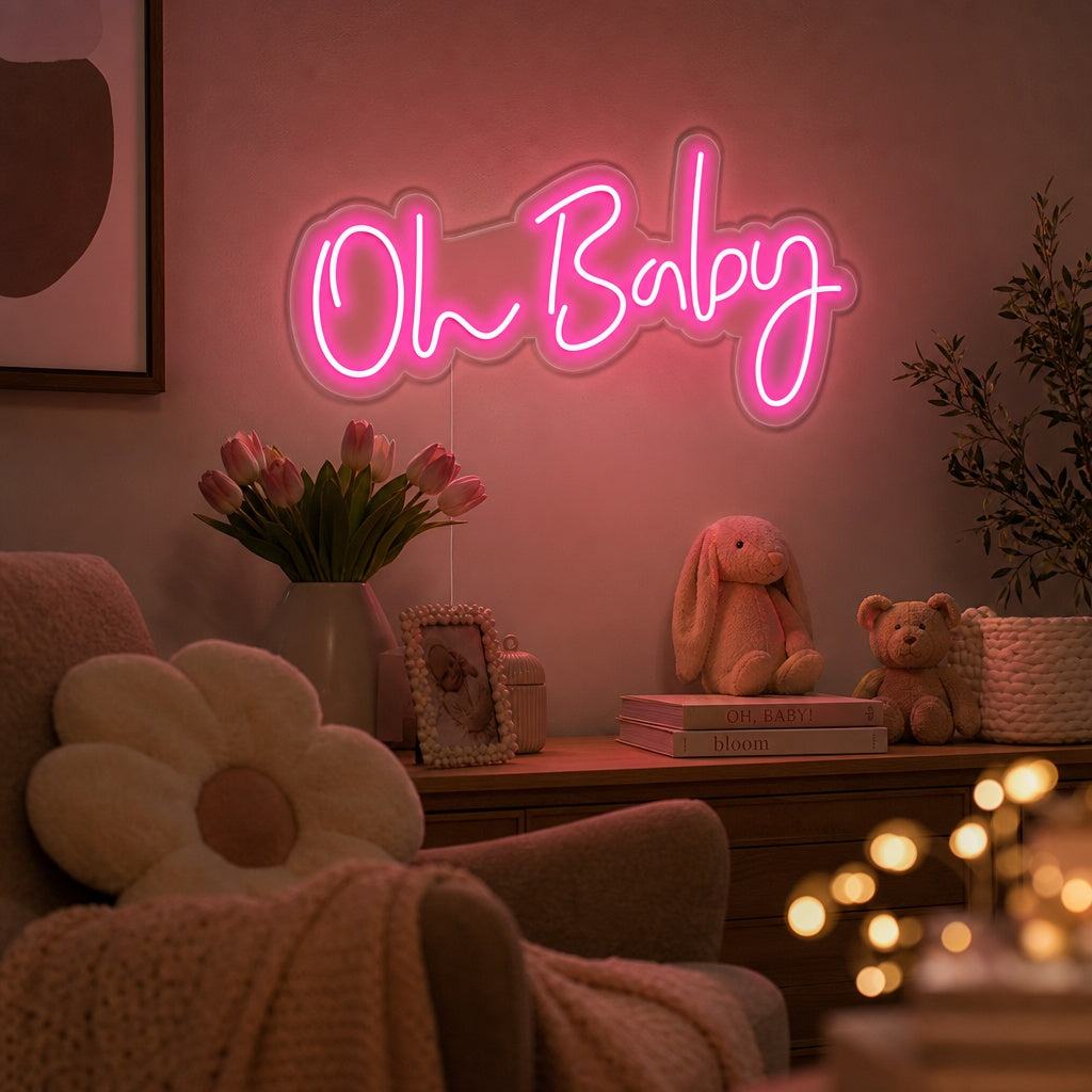 "Oh Baby" Neon Verlichting