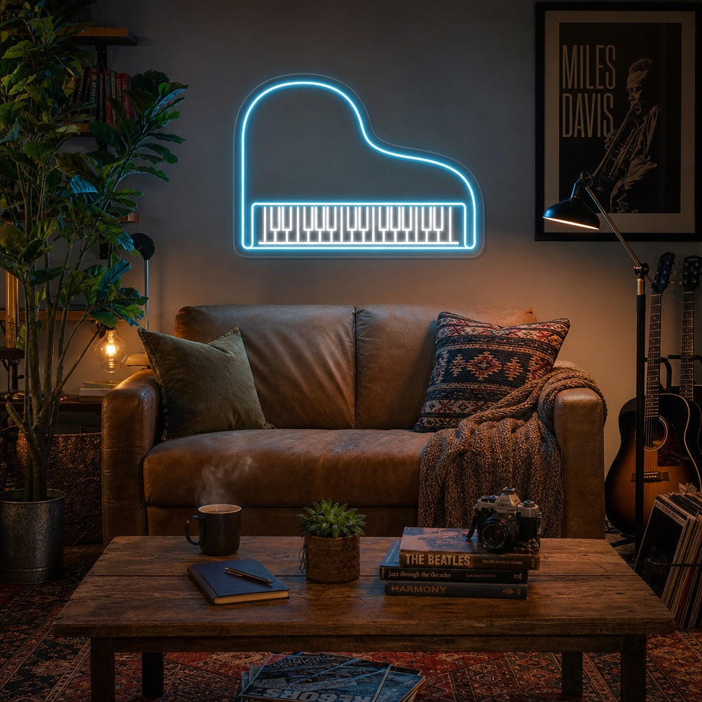"Piano" Neon Verlichting