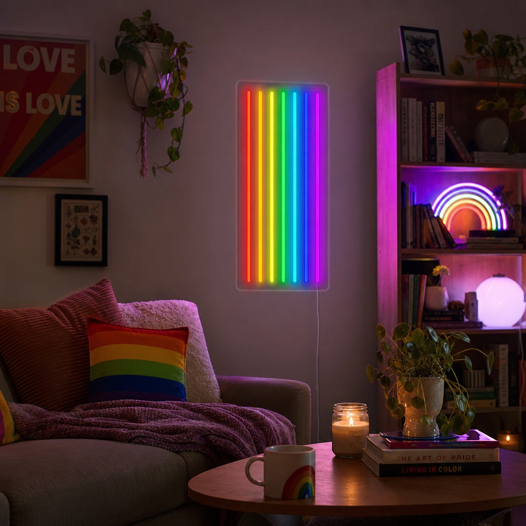"Regenboogvlag Lgbt-Trots Uniek" Neon Verlichting