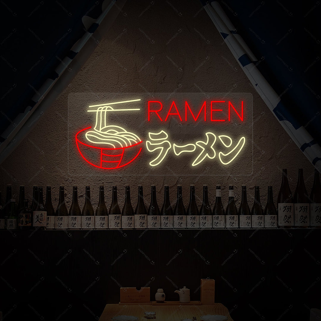 Ramen Noodles Neonbord, Japanse Restaurant Decor