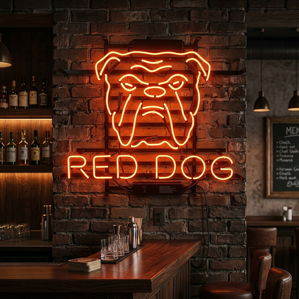 Red Dog Beer Neon Verlichting