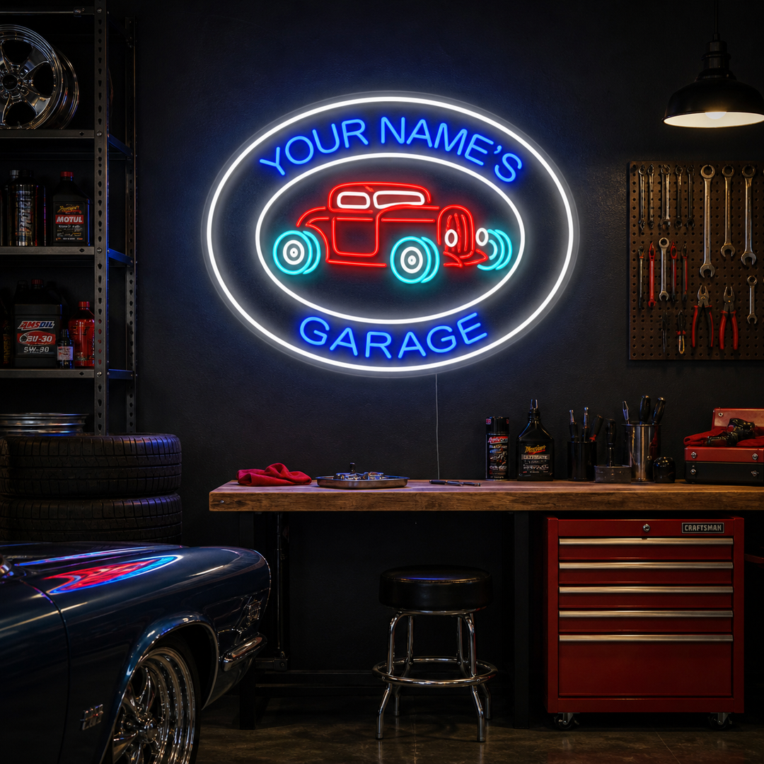 "Scotts Garage" Neon Verlichting
