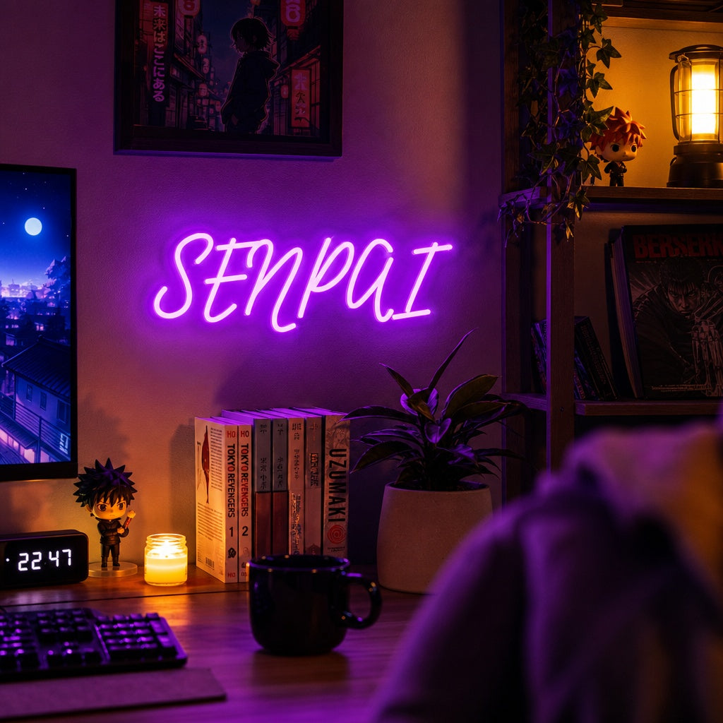 "Senpai" Neon Verlichting