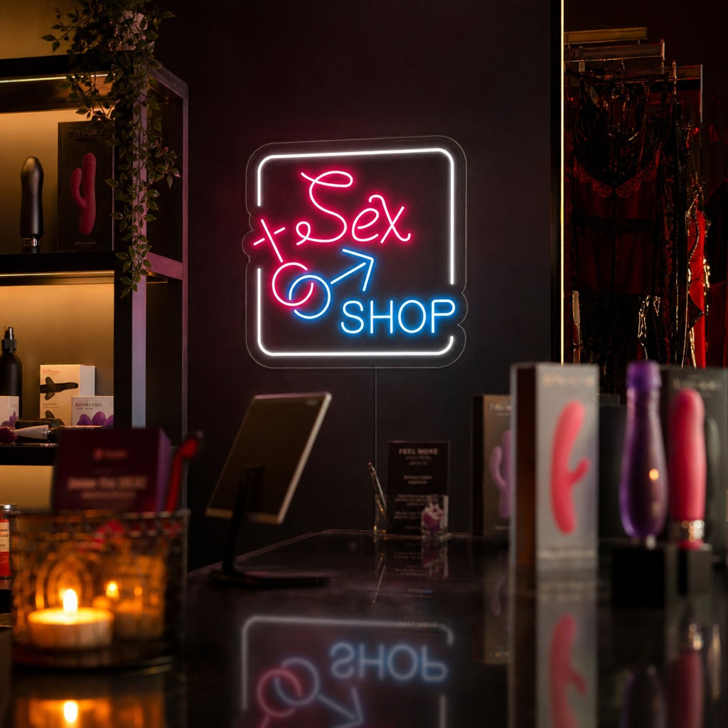 "Sex Shop" Neon Verlichting