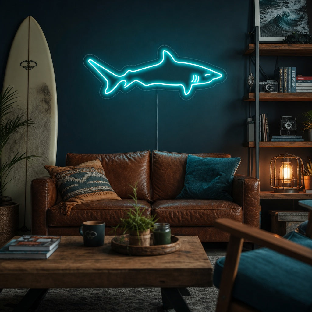 "Haai" Neon Verlichting