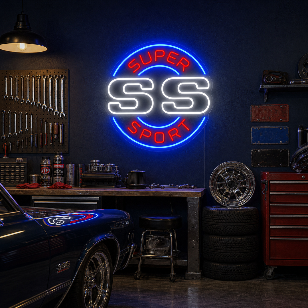 "Ss Super Sport" Neon Verlichting