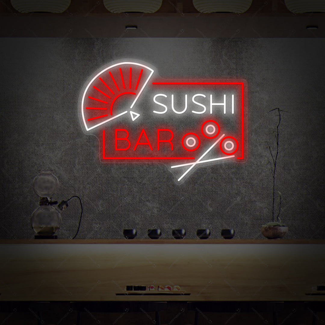 Sushi Bar Neonbord, Japanse Restaurant Decor