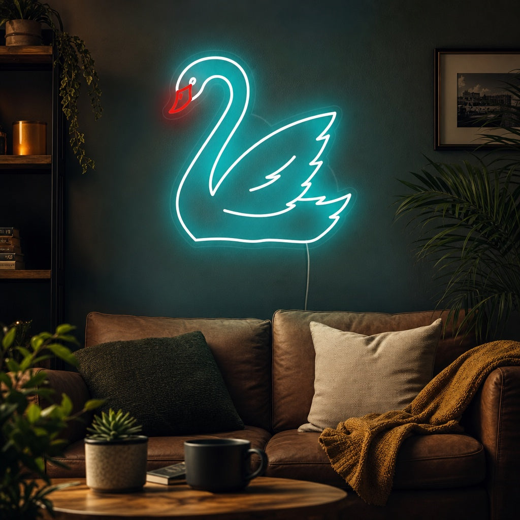 "Zwaan Dier" Neon Verlichting