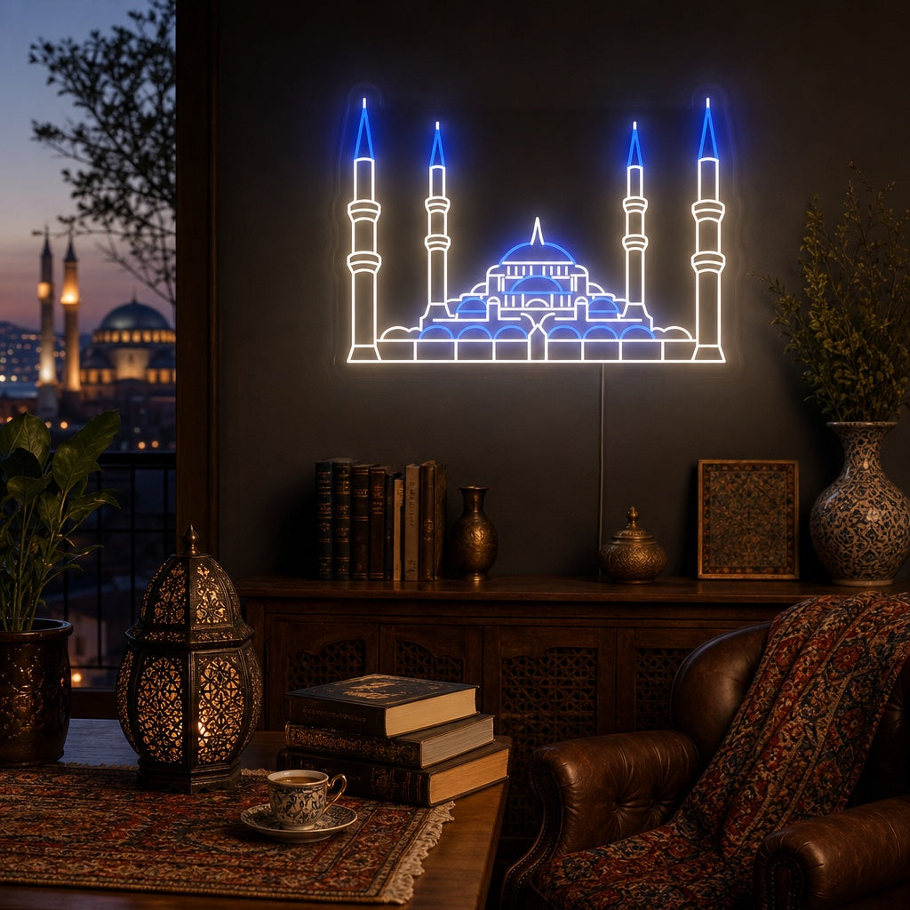 "Moskee Turkije" Neon Verlichting