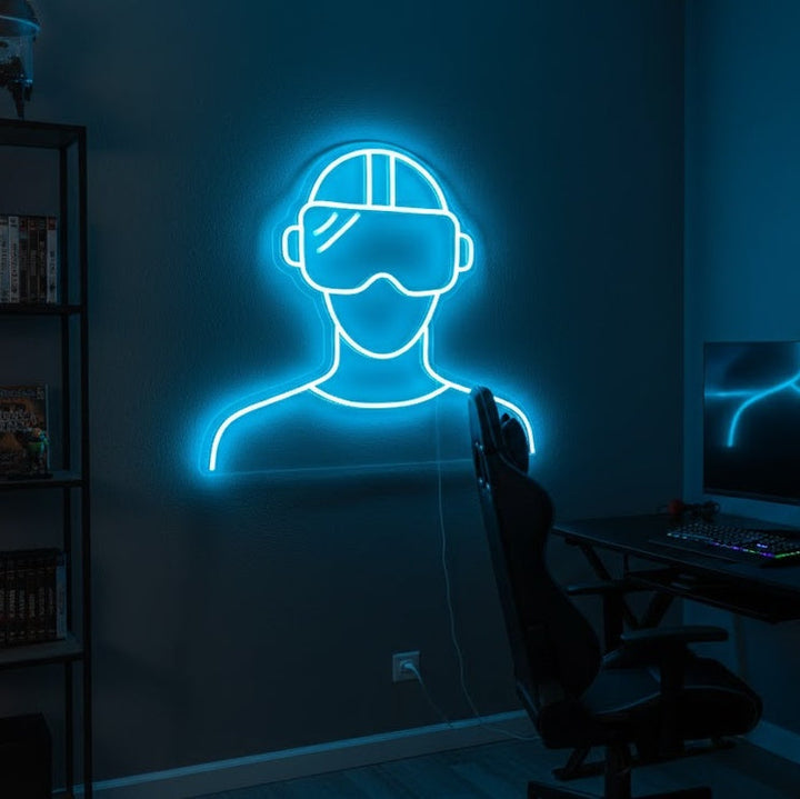"VR Headset" Neon Verlichting