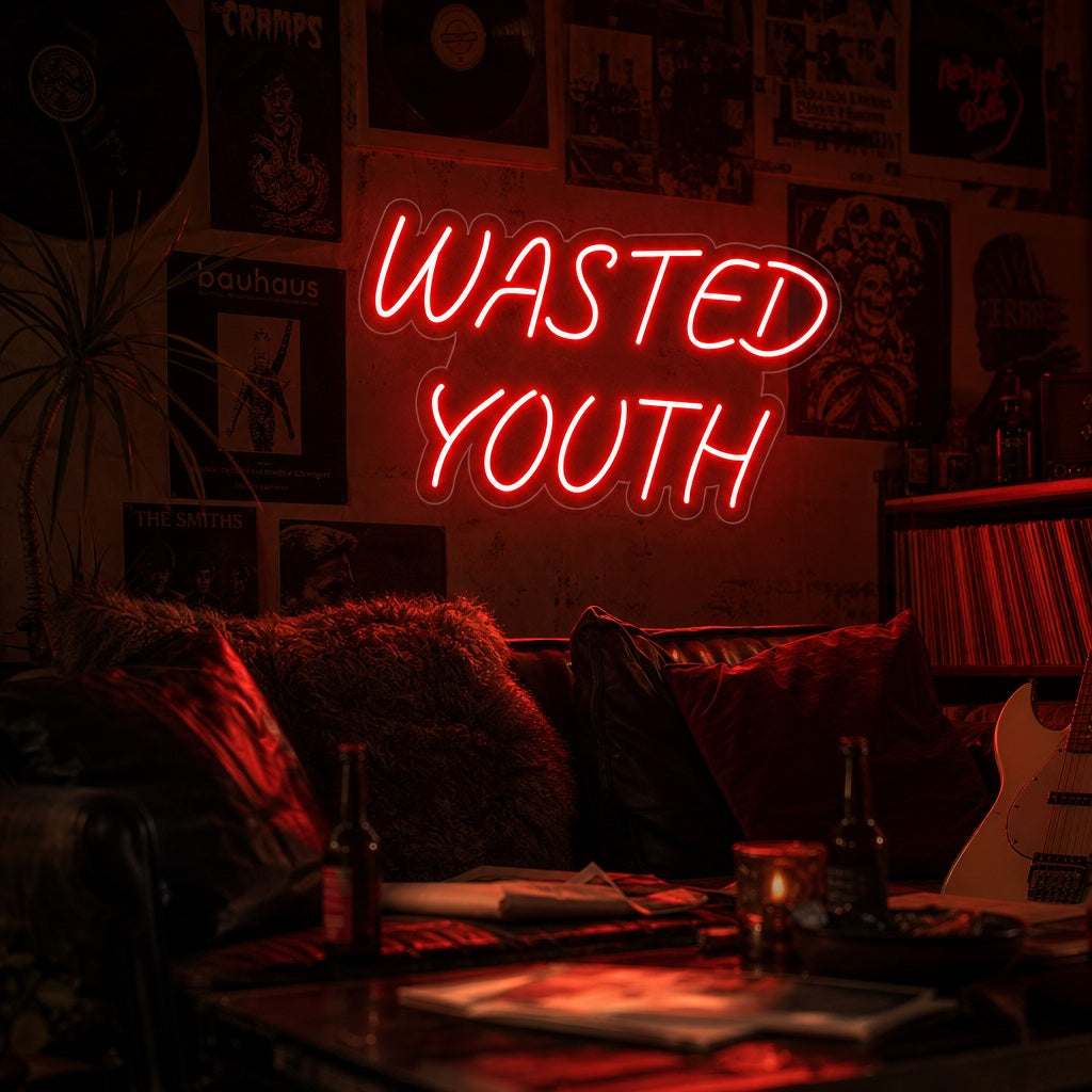 "Wasted Youth" Neon Verlichting
