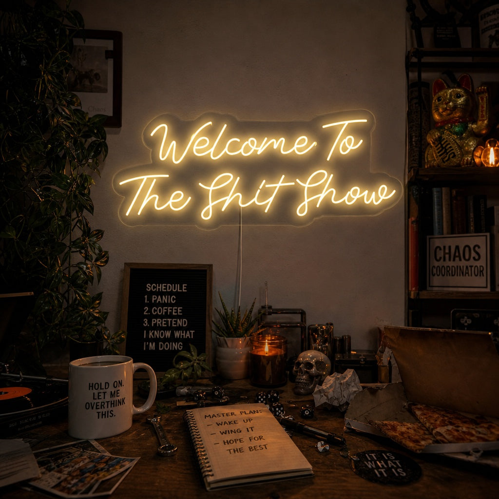 "Welcome To The Shit Show" Neon Verlichting