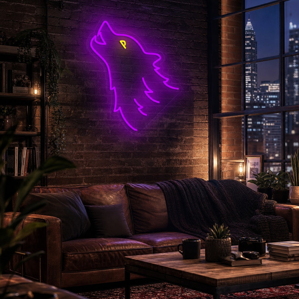 "Wolvenkop" Neon Verlichting