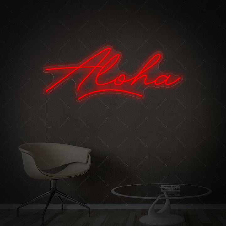 "Aloha" Neonbord