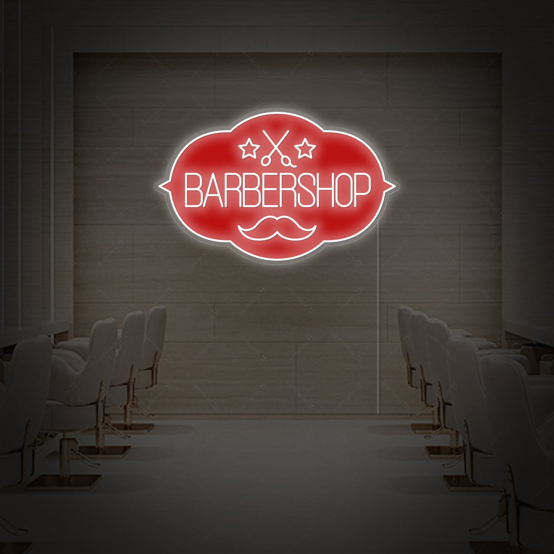 "Barbershop" Neonbord