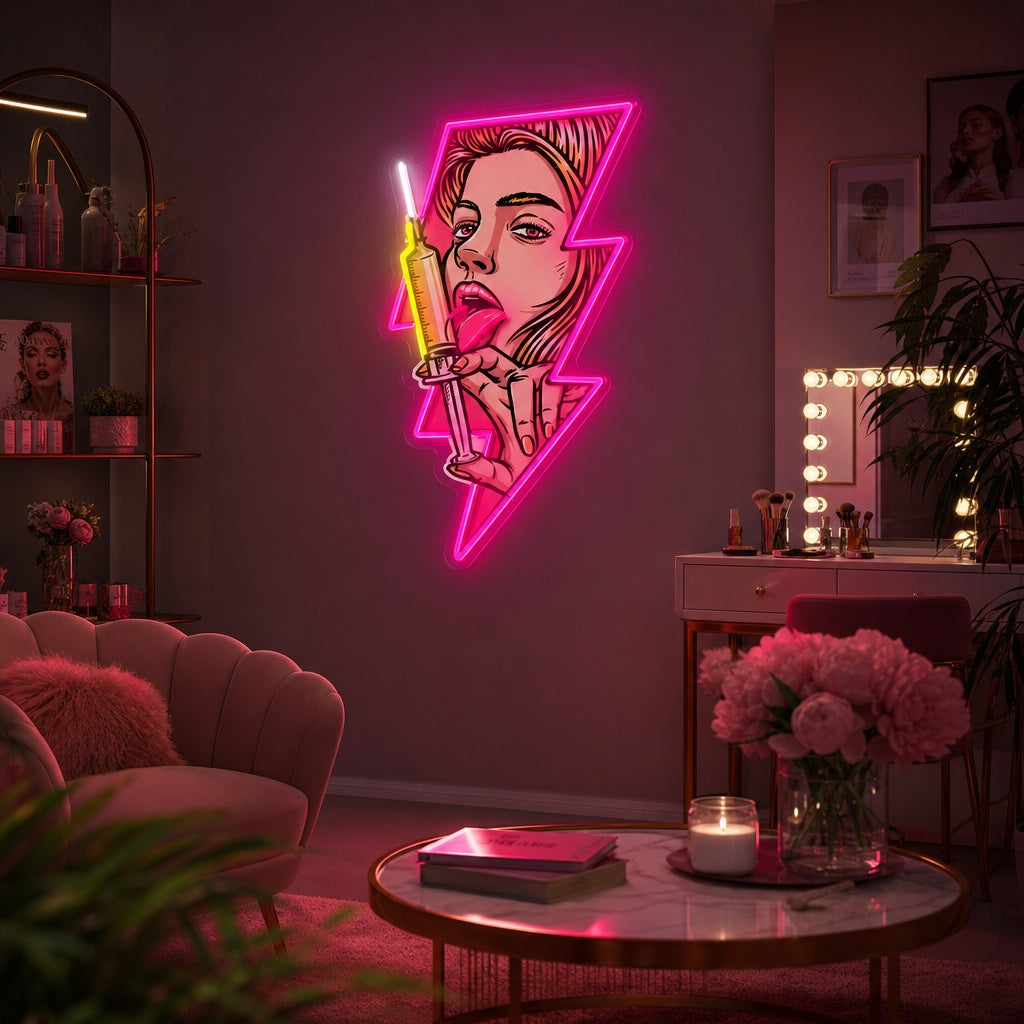 "Beauty Boost" Neonbord