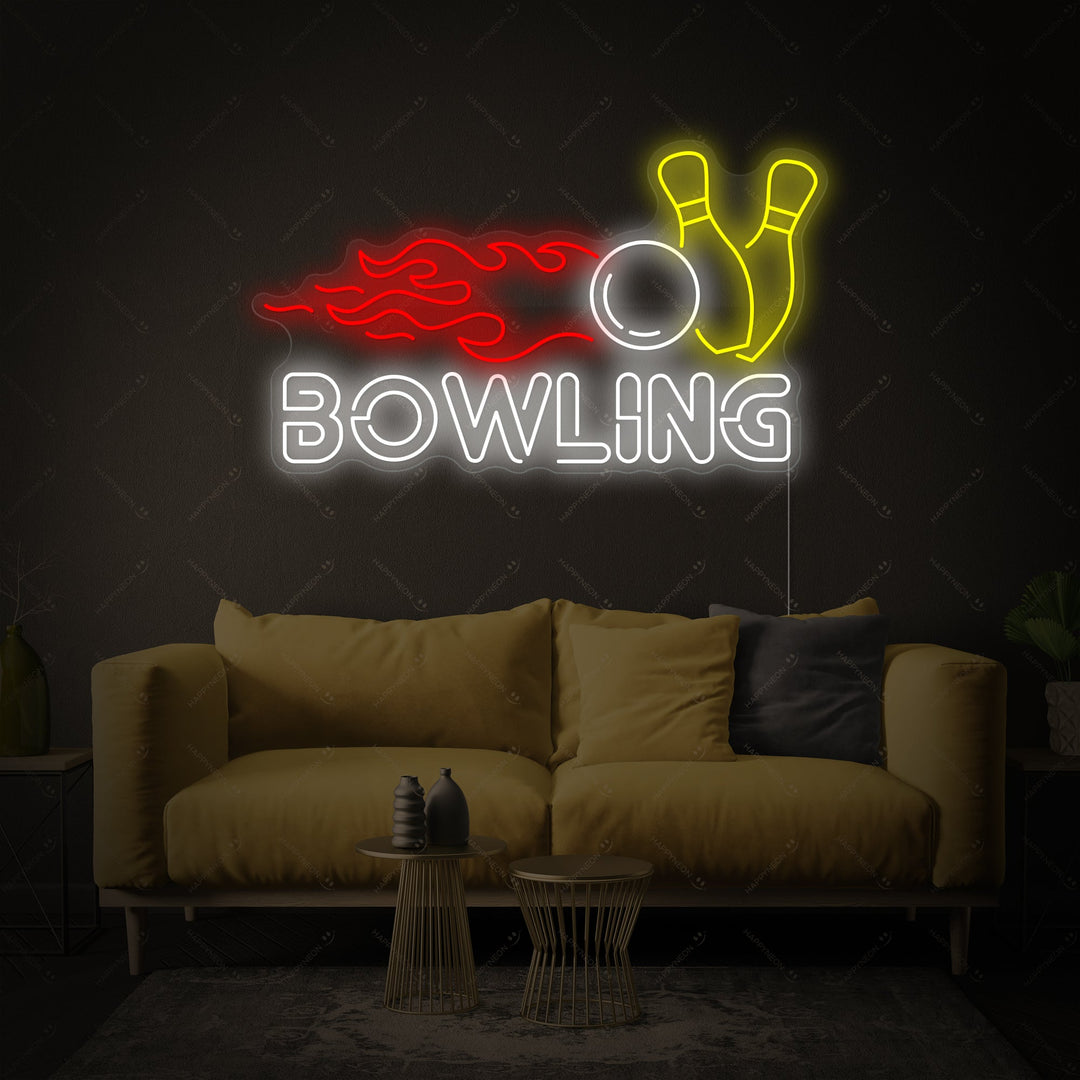 "Bowling" Neonbord