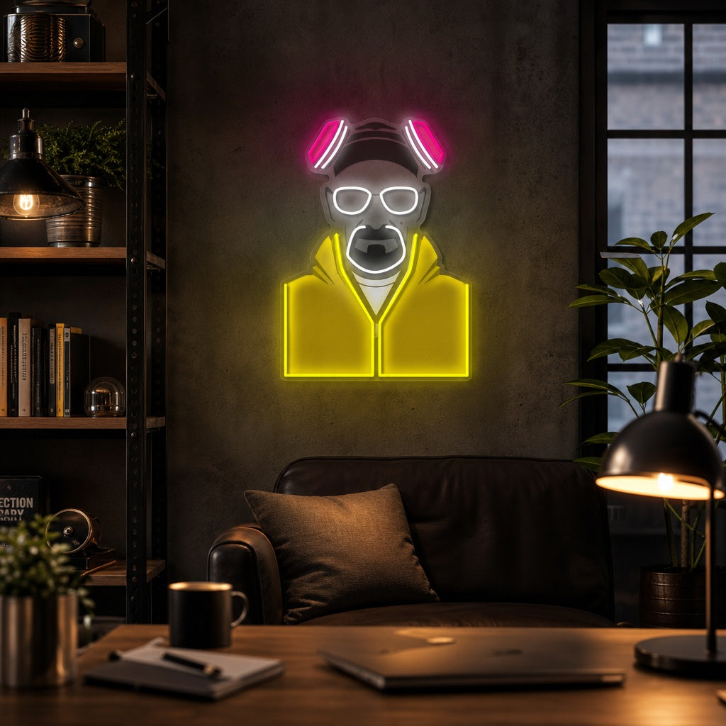 "Chemisch Genie" Neonbord