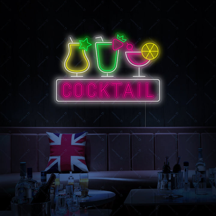 "Cocktail" Neonbord
