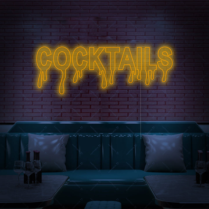 "Cocktails" Neonbord