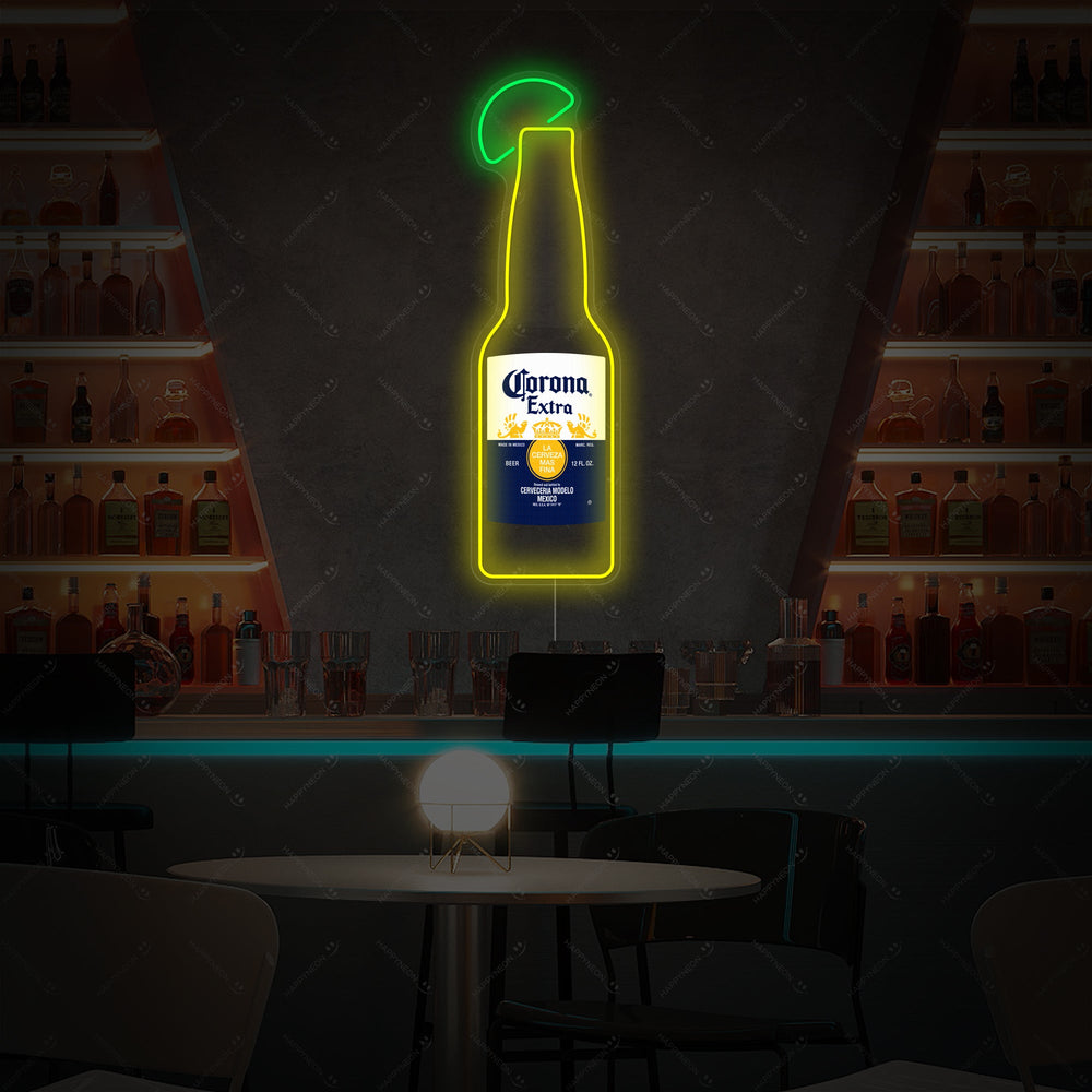 Corona Extra bierfles logo LED neonbord