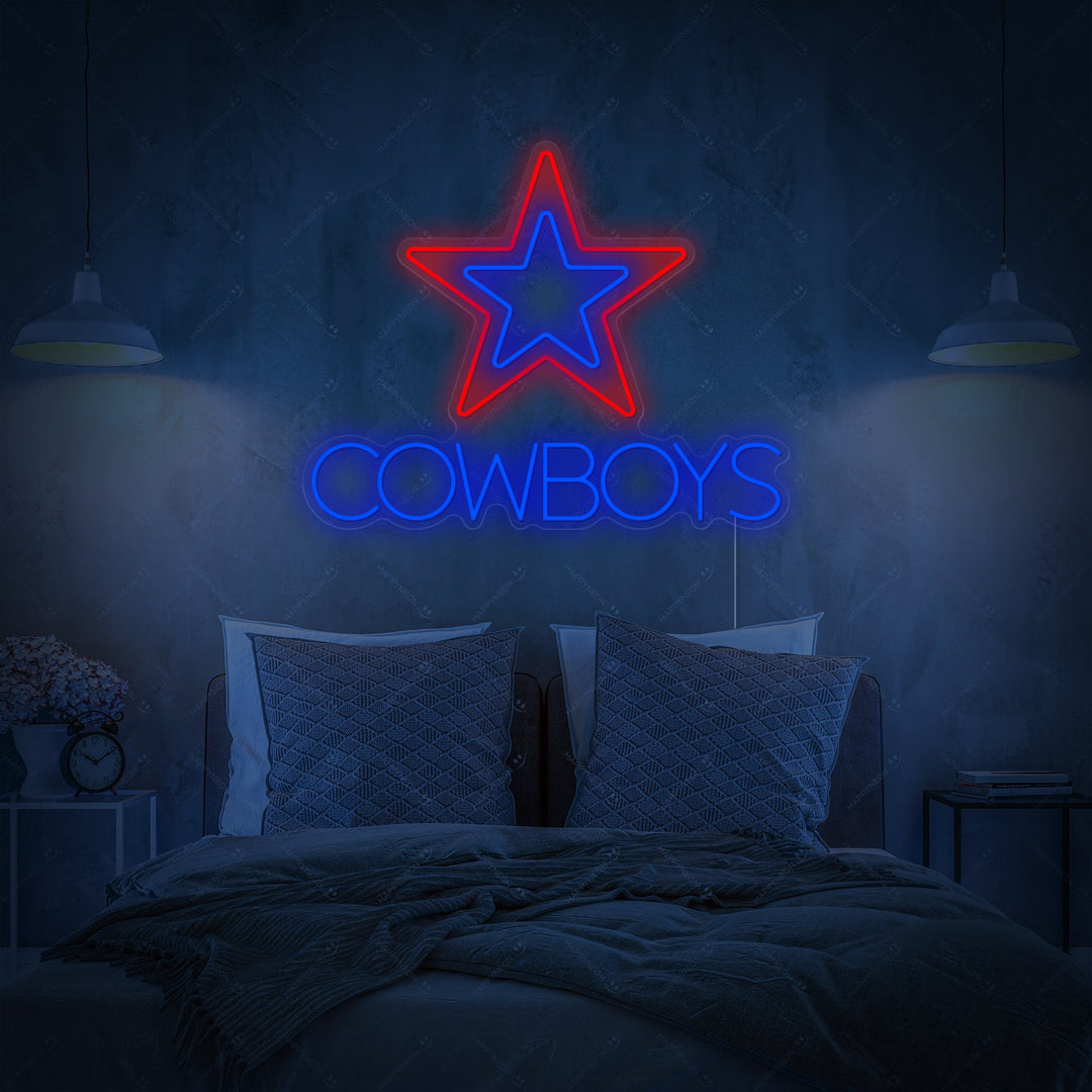 "Cowboys" Neonbord