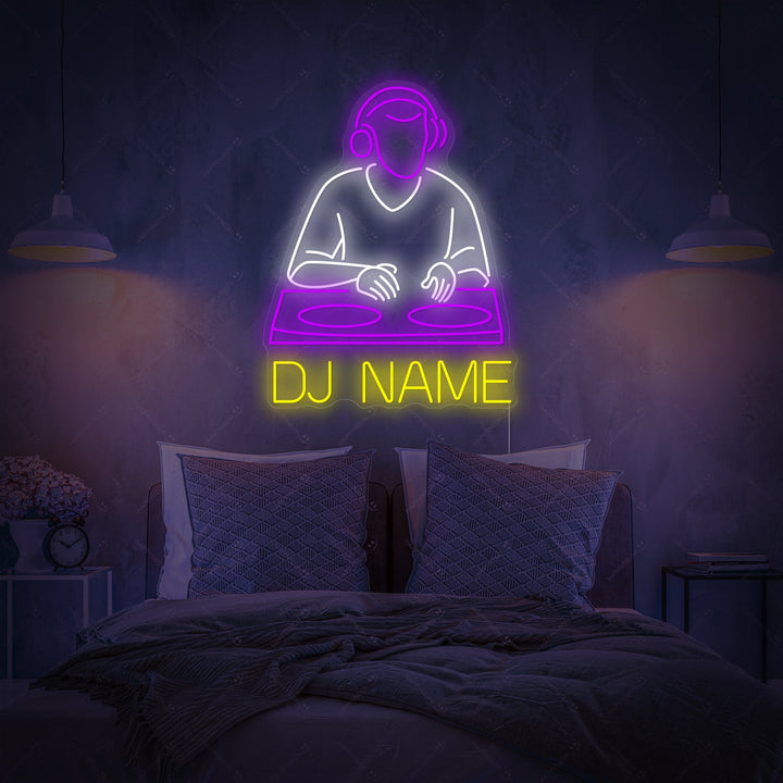 "Aangepast Dj-logo" Neonbord