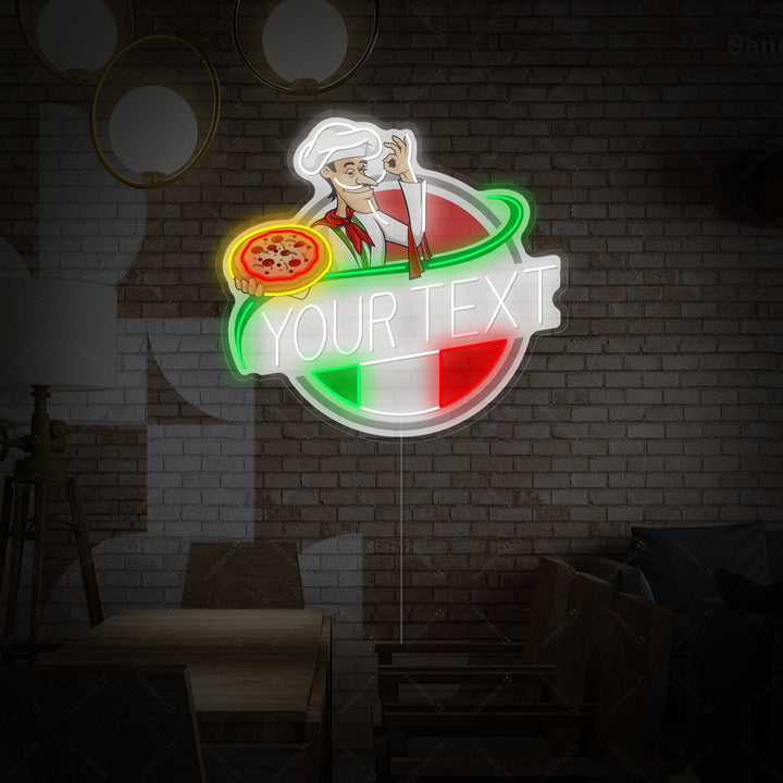 "Aangepast Italiaans Restaurantlogo" Neonbord