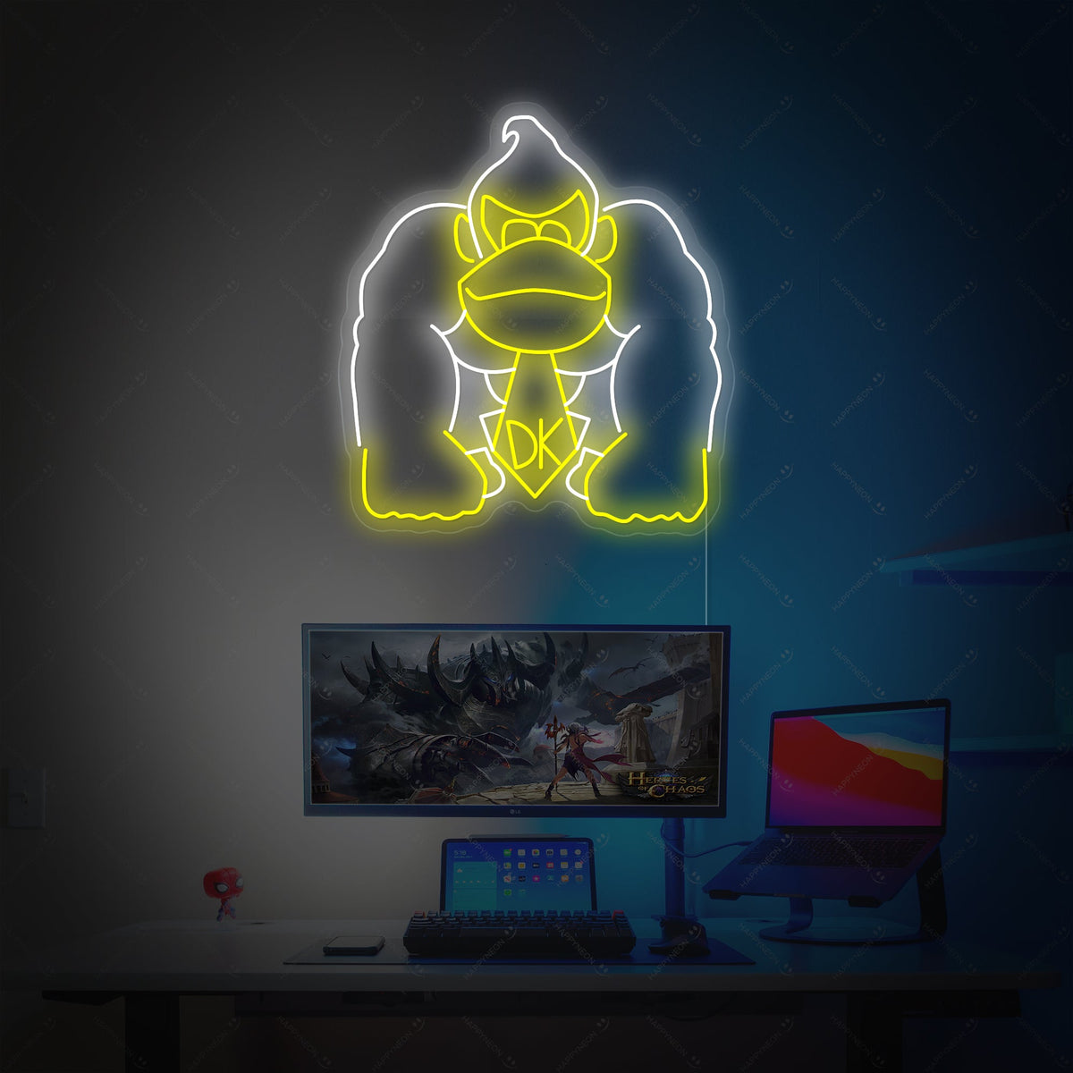 Donkey Kong figuur LED neon lichtbord