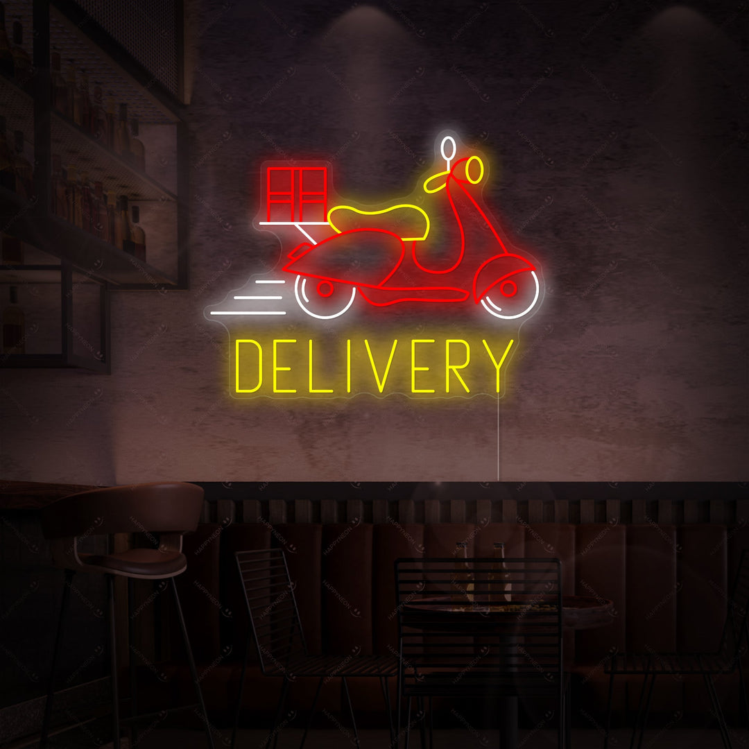 "Food Delivery" Neonbord