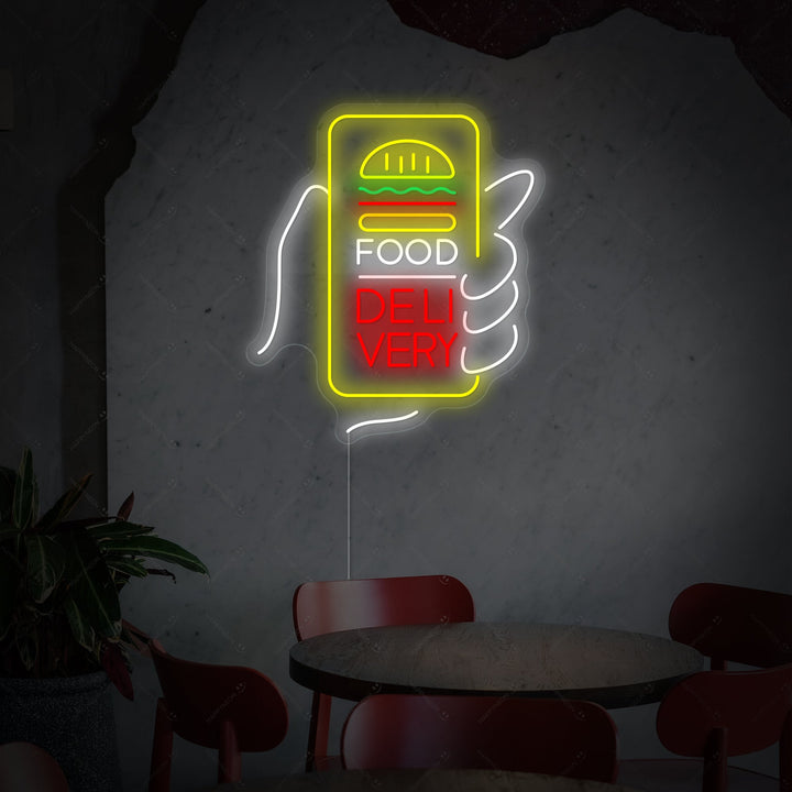 "Food Delivery" Neonbord