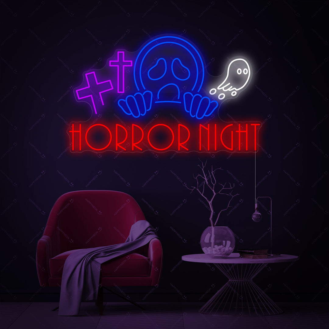 "Horror Night" Neonbord