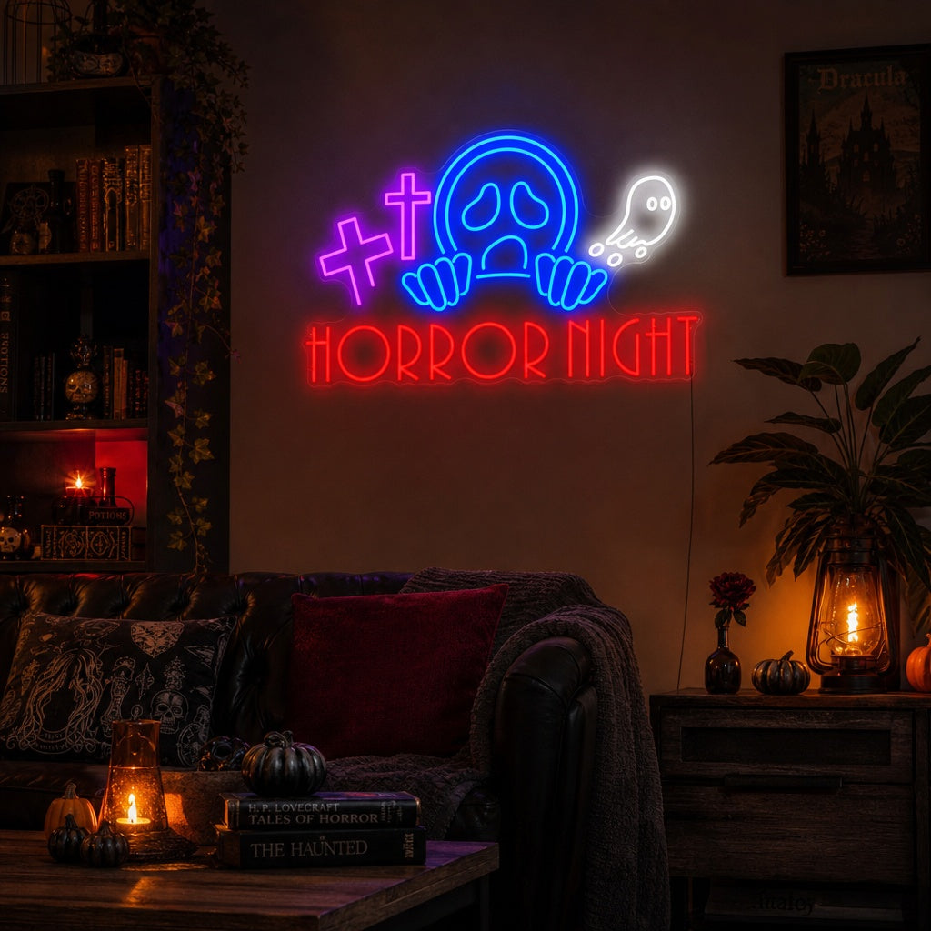 "Horror Night" Neonbord