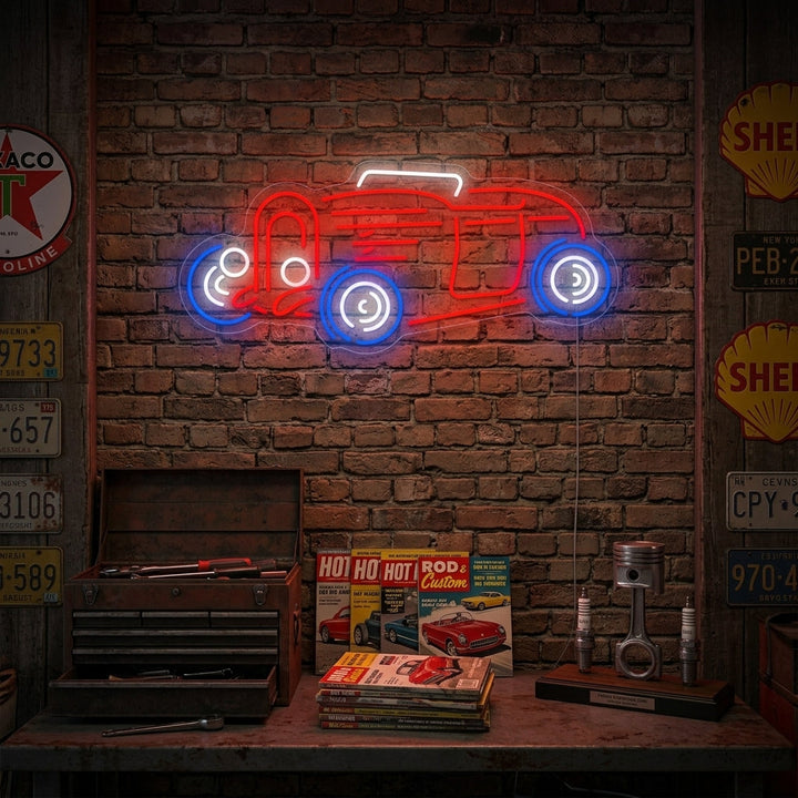 "Auto Hot Rod" Neon Verlichting