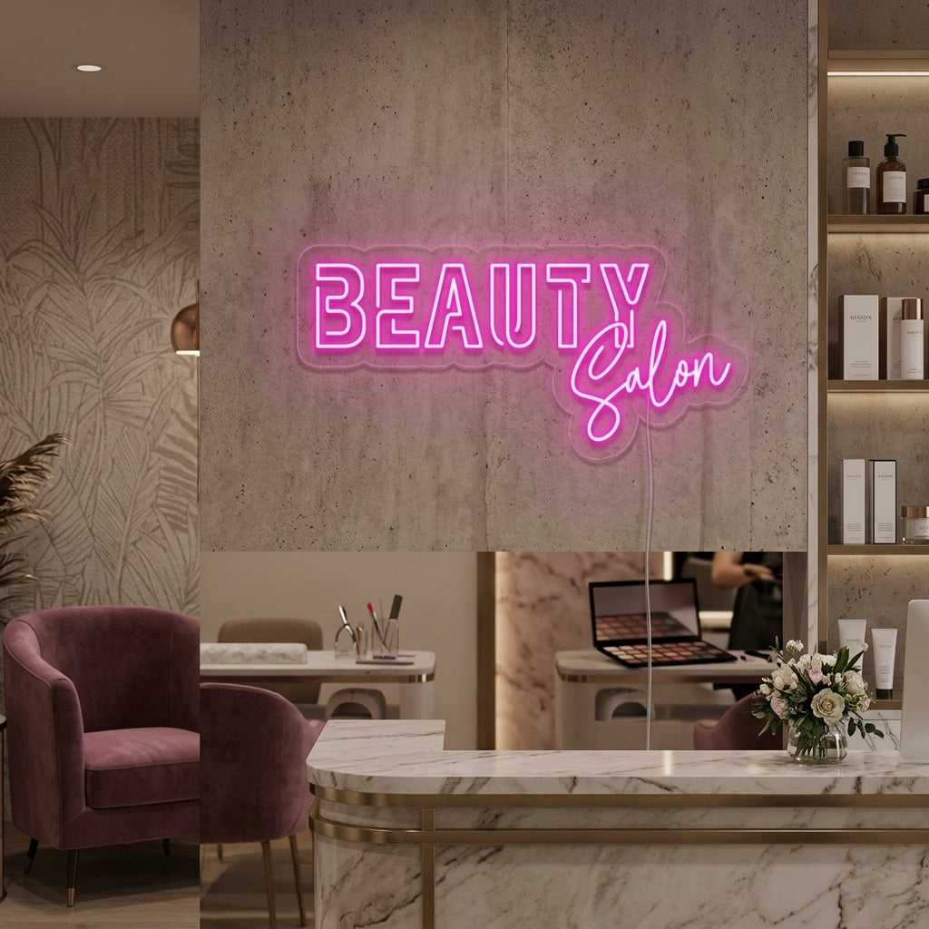 "Beauty Salon" Neon Verlichting