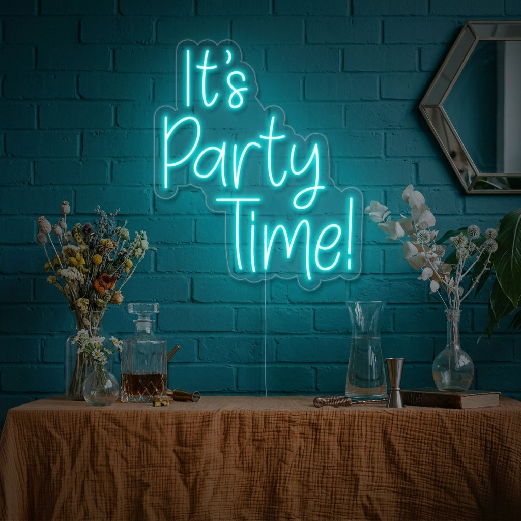 "Its Party Time" Neon Verlichting
