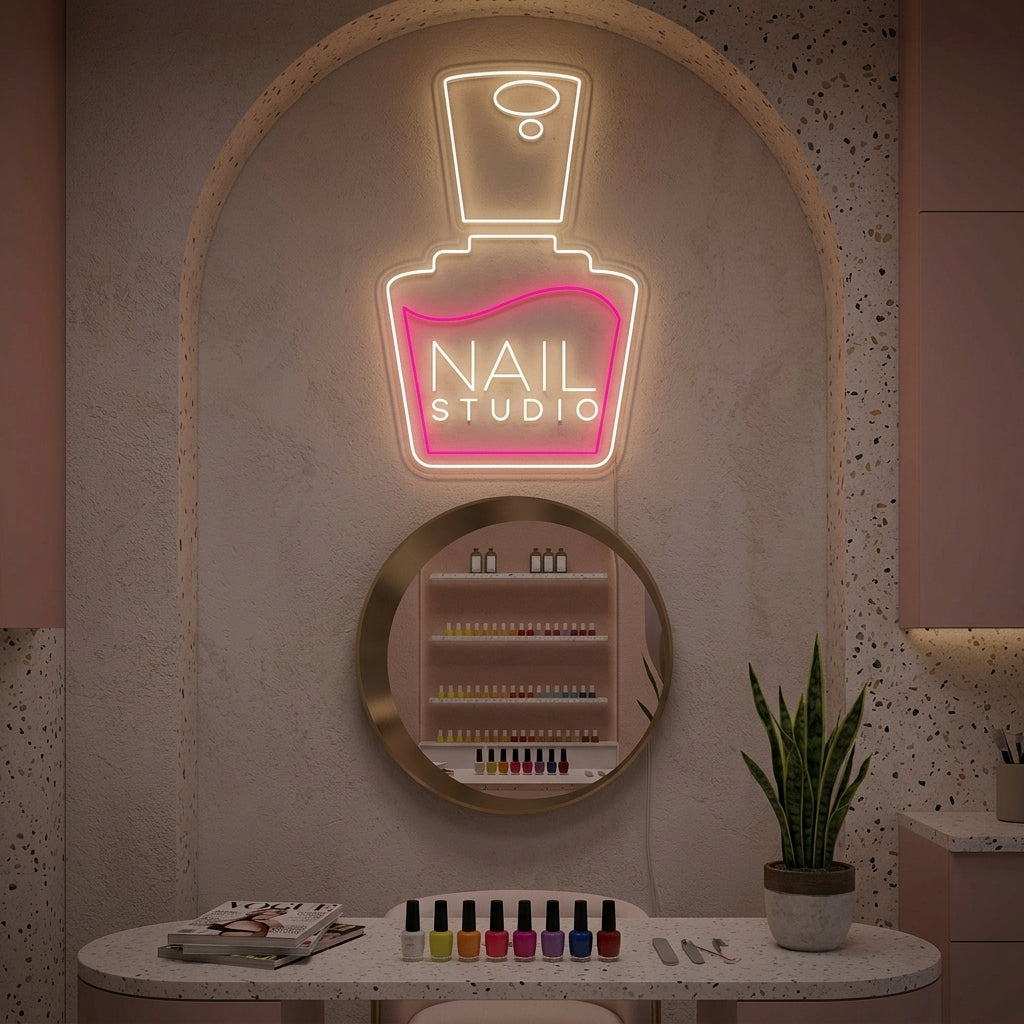 "Nails Studio" Neon Verlichting