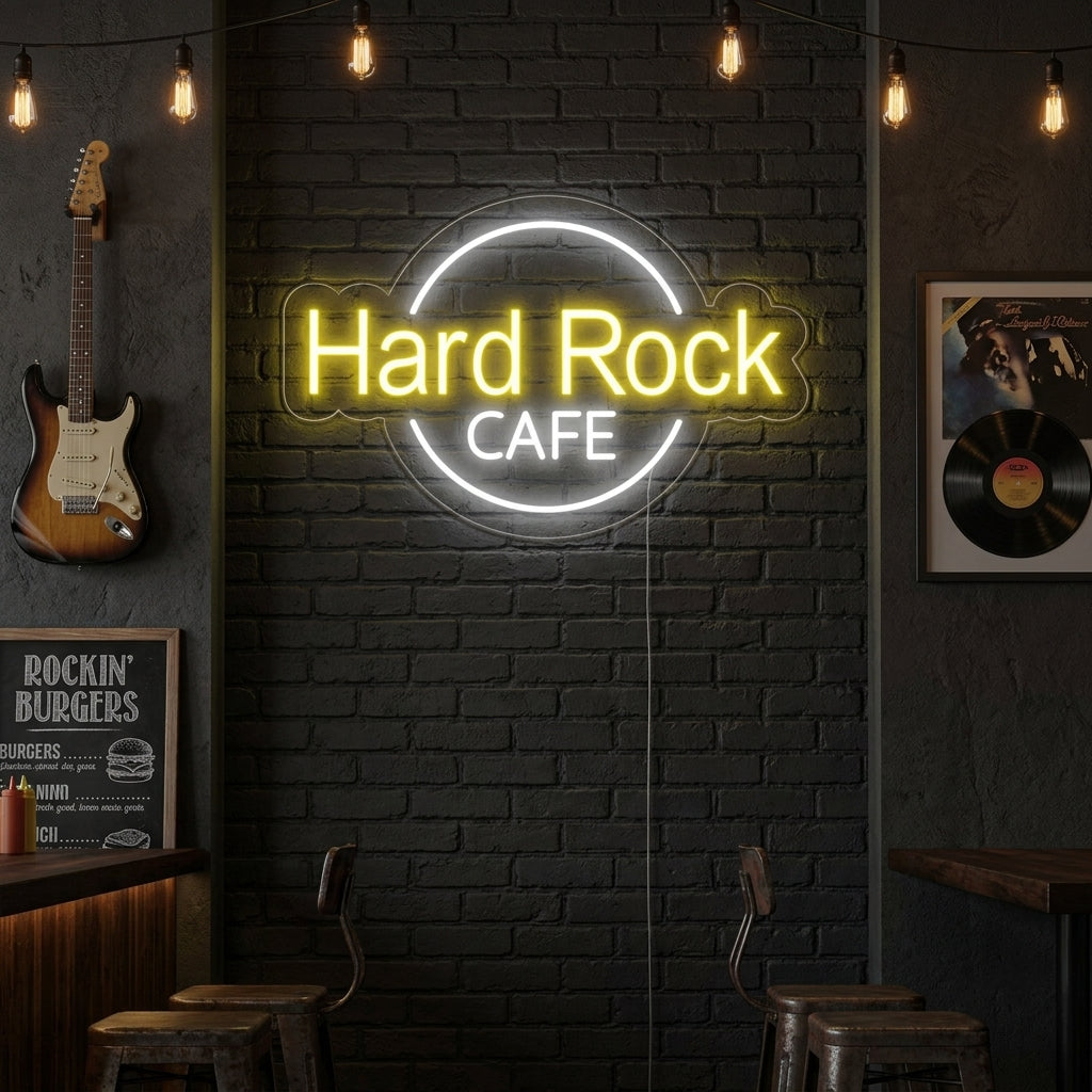 "Hard Rock Cafe" Neon Verlichting